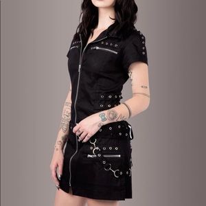 Orchid Bloom Mini Dress